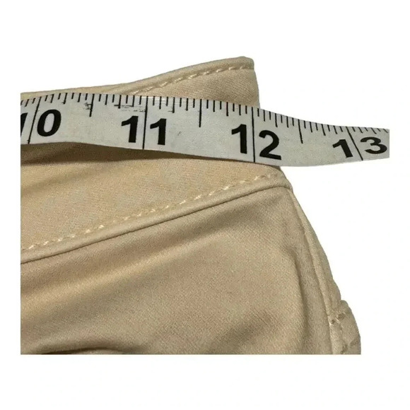 Massimo Dutti Women’s Size 2 Tan Flared Bottom Cropped Jeans - Picture 3 of 6